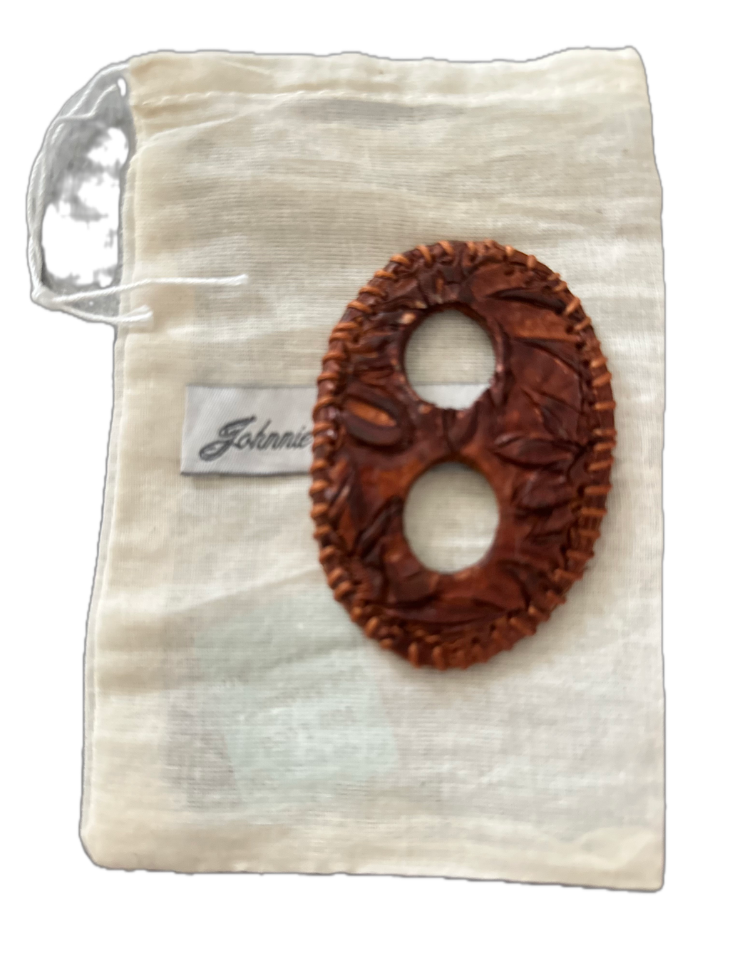 Johnnie Tee Knot Holder - Tan Floral - OS