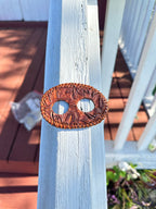 Johnnie Stitch Tee Knot Holder - Tan